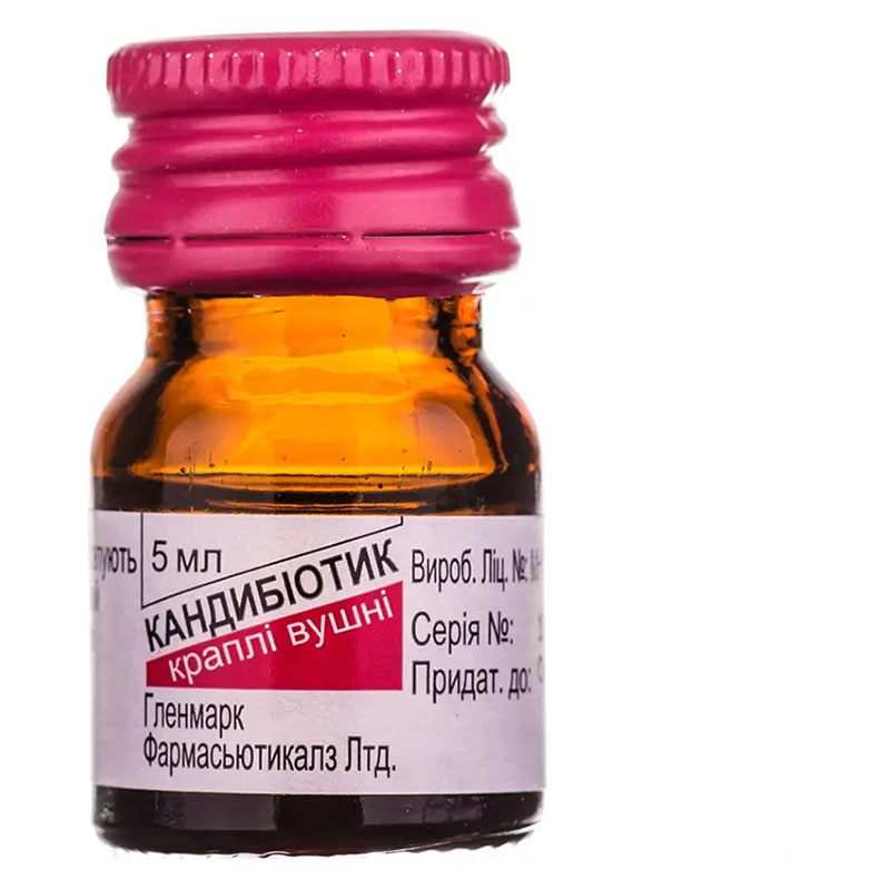 Кандибіотик краплі по 5 мл у флаконі