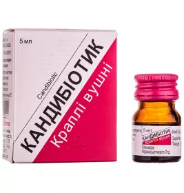 Кандибіотик краплі по 5 мл у флаконі