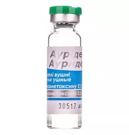 Аурідексан краплі вушні 0.5 мг/мл по 5 мл у флаконі 1 шт.