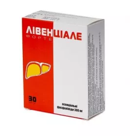 Лівенціале форте капсули по 300 мг 30 шт.