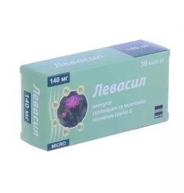 Левасіл капсули по 140 мг 30 шт.