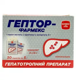 *Гептор-Фармекс гранулят 3г/5г в пакеті 5г №30