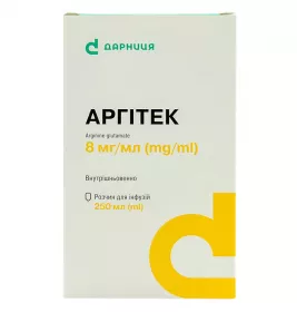Аргітек-Дарниця розчин для інфузій 8 мг/мл по 250 мл у флаконі