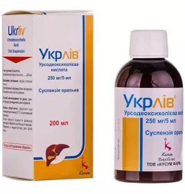 Укрлів суспензія 250 мг/5 мл по 200 мл у флаконі 1 шт.