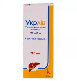 Укрлів суспензія 250 мг/5 мл по 200 мл у флаконі 1 шт.