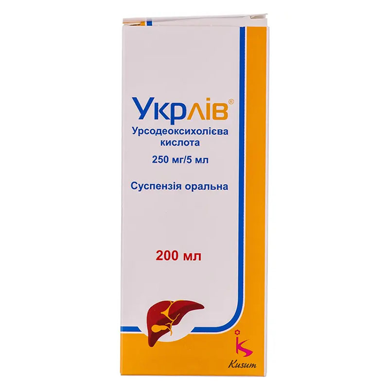 Укрлів суспензія 250 мг/5 мл по 200 мл у флаконі 1 шт.
