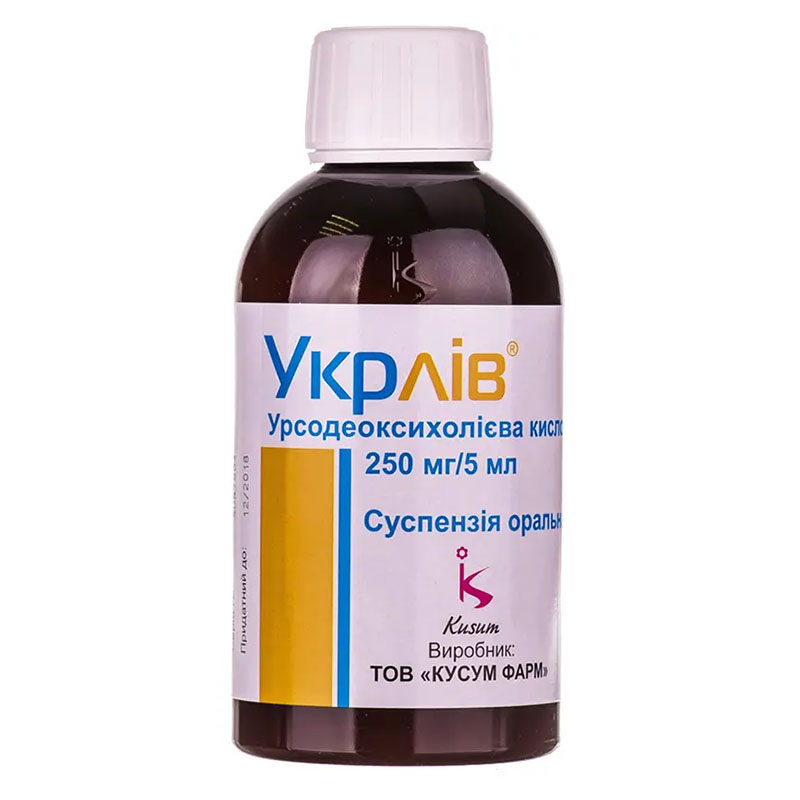 Укрлів суспензія 250 мг/5 мл по 200 мл у флаконі 1 шт.