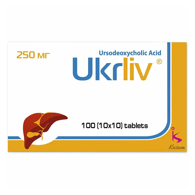 Укрлів таблетки по 250 мг 100 шт. (10х10)
