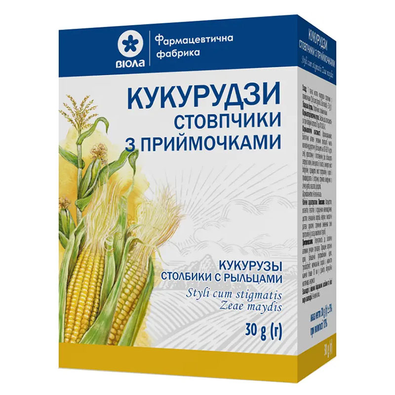Кукурузы столбики с рыльцами по 30 г в пачке - Виола Кукурузы столбики с рыльцами по 30 г в пачке - Виола