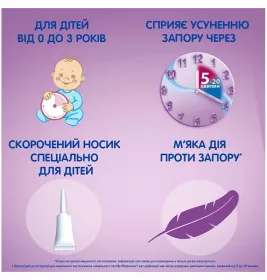 Микролакс для детей раствор ректальный микроклизма по 5 мл в тубах с укороченным наконечником 4 шт