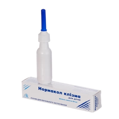 Нормакол клізма розчин по 60 мл у флаконі 1 шт.