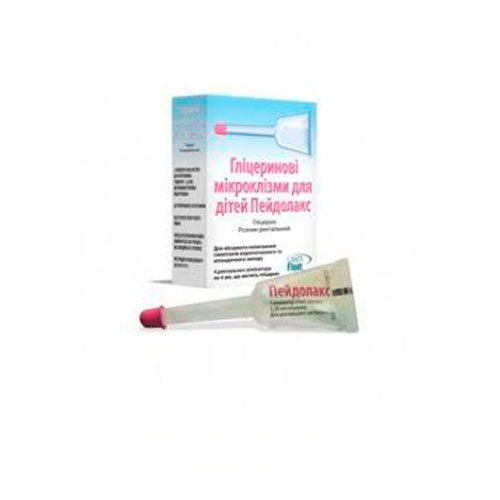 Пейдолакс для дітей розчин по 4 мл у ректальних аплікаторах 4 шт.