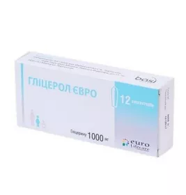 Гліцерол Носта свічки по 1000 мг 12 шт.