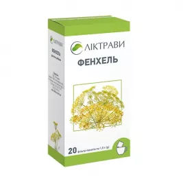 Фенхеля плоди Ліктрави по 1.5 г у фільтр-пакетиках 20 шт.