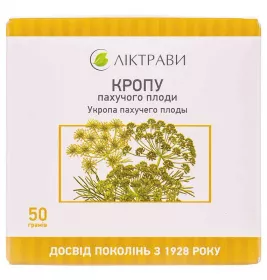Укропа душистого плоды по 50 г в пачке