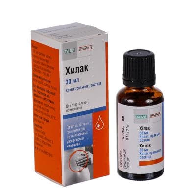 Хілак краплі по 30 мл у флаконі