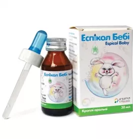 Еспікол бебі для дітей краплі по 30 мл у флаконі з піпеткою