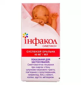 Инфакол суспензия 40 мг/мл по 50 мл во флаконе