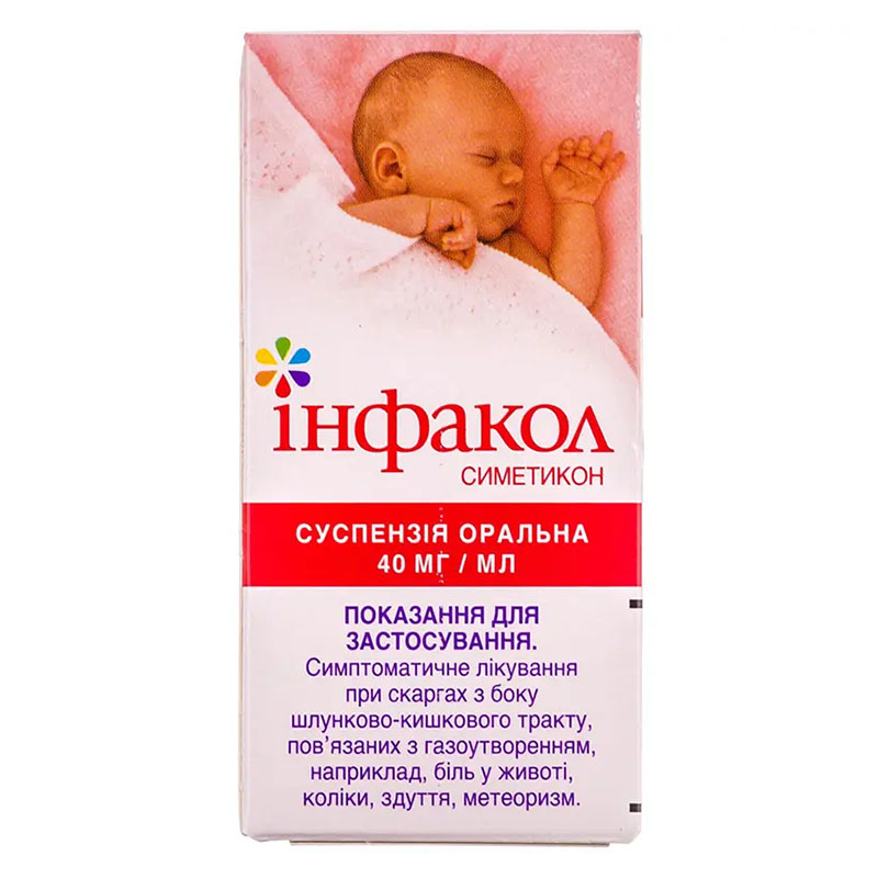 Інфакол суспензія 40 мг/мл по 50 мл у флаконі