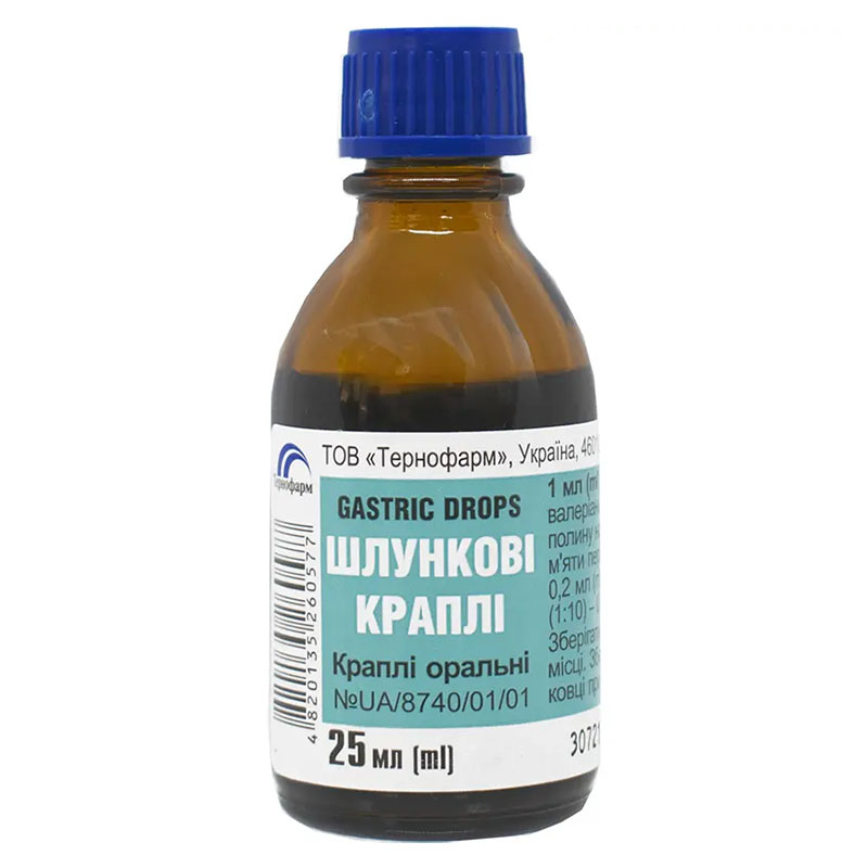 Шлункові краплі по 25 мл у флаконі - Тернофарм
