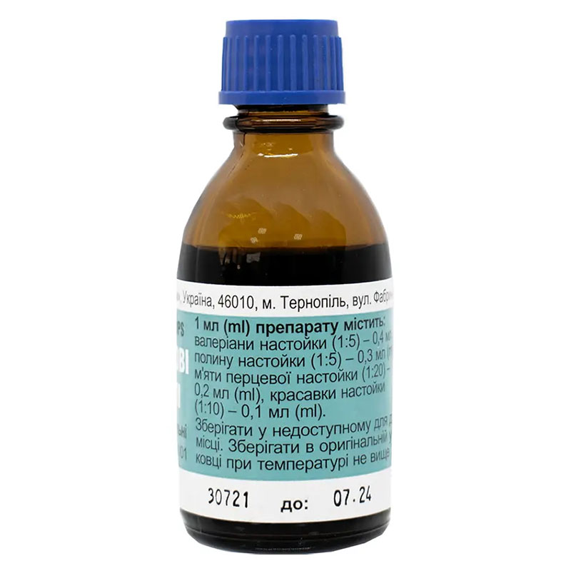 Шлункові краплі по 25 мл у флаконі - Тернофарм