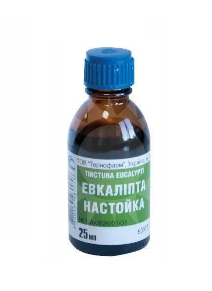 Евкаліпта настоянка по 25 мл у флаконі - Тернофарм