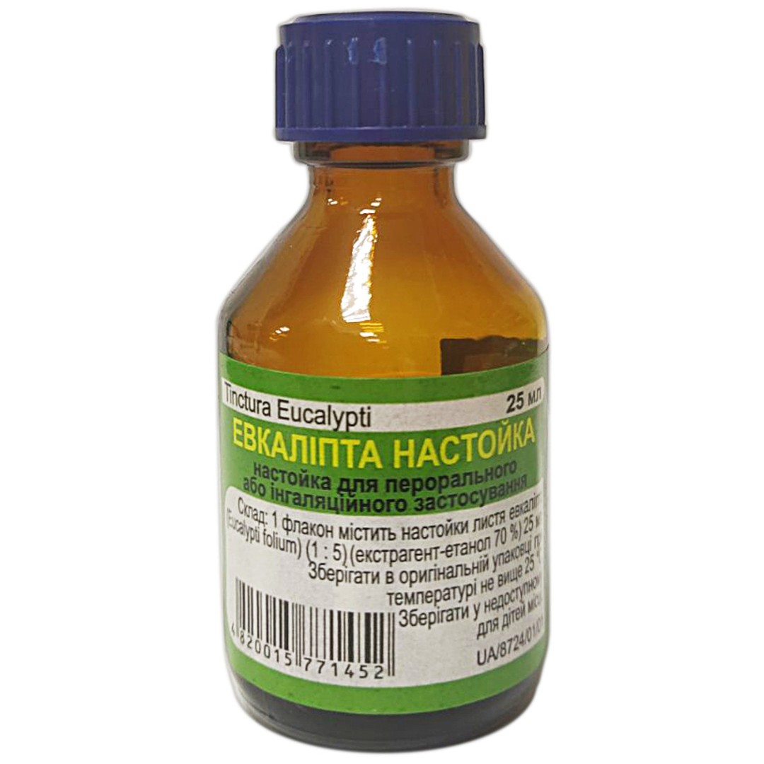 Евкаліпта настоянка по 25 мл у флаконі - Вішфа