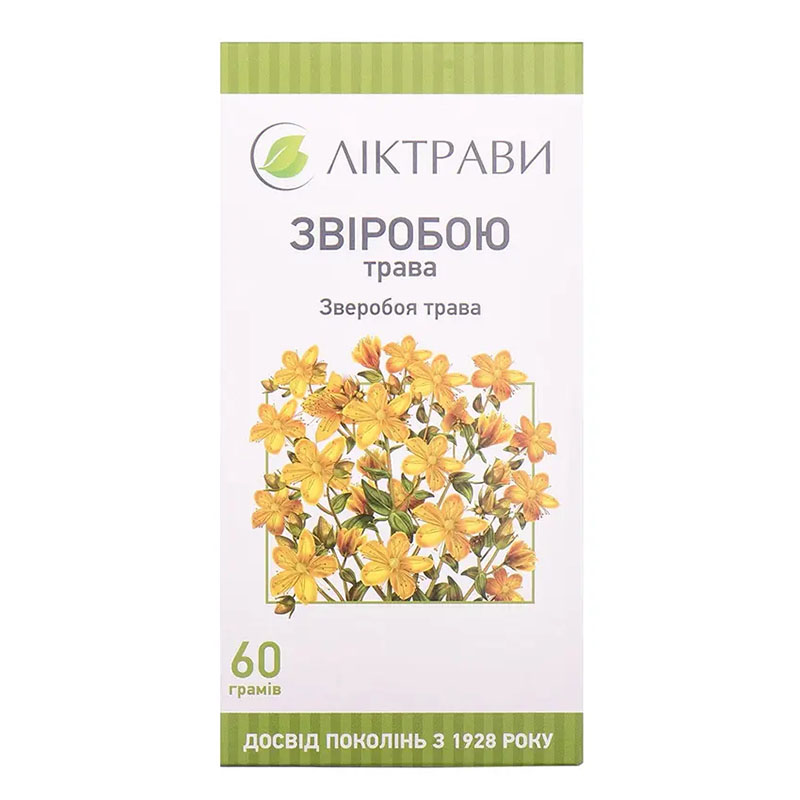 Звіробою трава по 60 г у пачці - Лектрави
