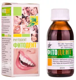 Фітодент настойка по 100 мл у флаконі