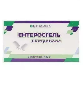 Энтеросгель экстракапс капсулы по 0.32 г 7 шт. (7х1)