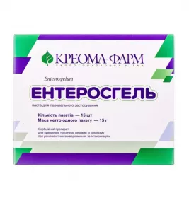 Энтеросгель паста 70 г/100 г по 15 г в пакетиках 15 шт.