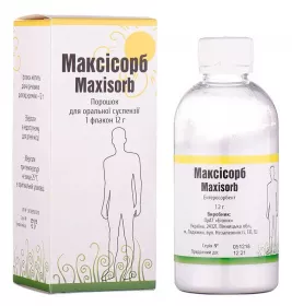 Максісорб порошок по 12 г у флаконі 1 шт.
