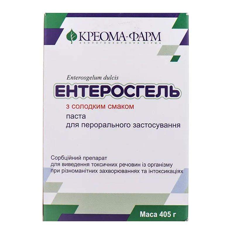 Энтеросгель паста со сладким вкусом 69.9 г/100 г по 405 г в контейнере