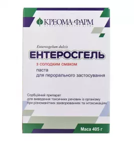 Ентеросгель паста з солодким смаком 69.9 г/100 г по 405 г у контейнері