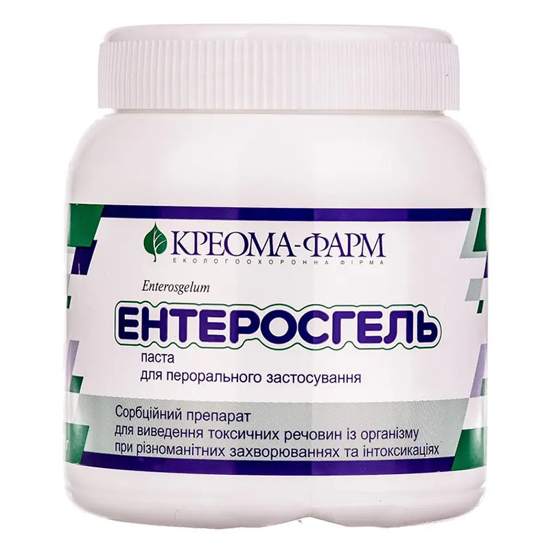 Ентеросгель паста 70 г/100 г по 270 г у контейнері