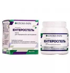 Ентеросгель паста 70 г/100 г по 270 г у контейнері