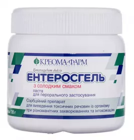 Ентеросгель паста з солодким смаком 69.9 г/100 г по 135 г у контейнері