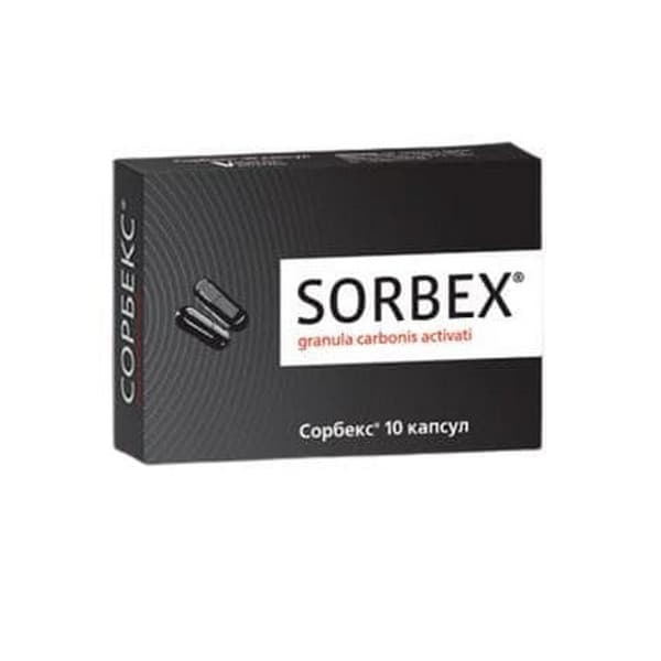 Сорбекс капсулы по 0.25 г 10 шт. Сорбекс капсулы по 0.25 г 10 шт.