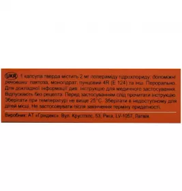 Лоперамид Гриндекс капсулы по 2 мг 10 шт.