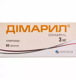 *Димарил табл. 3 мг №60