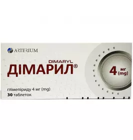 Димарил табл. 4мг №30