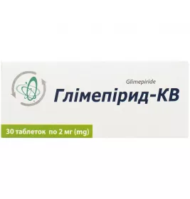 *Глімепірид-КВ табл.2мг №30