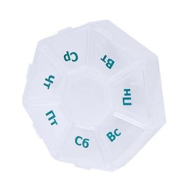 *Н35 Органайзер механіч. Ромашка на 7 прийомів