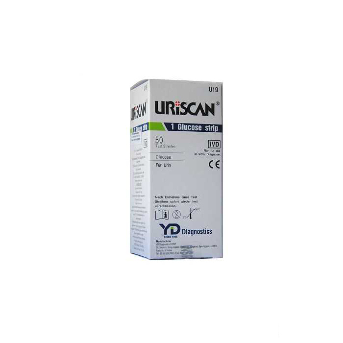 *Тест-полоски Uriscan U19 1 д/анал.мочи показ.Глюкозы №50 *Тест-полоски Uriscan U19 1 д/анал.мочи показ.Глюкозы №50