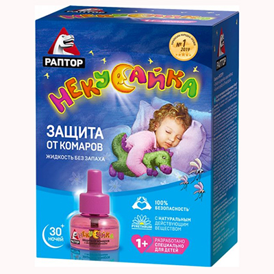 *Раптор НЕКУСАЙКА Рідина для фумігатора 30 ночей