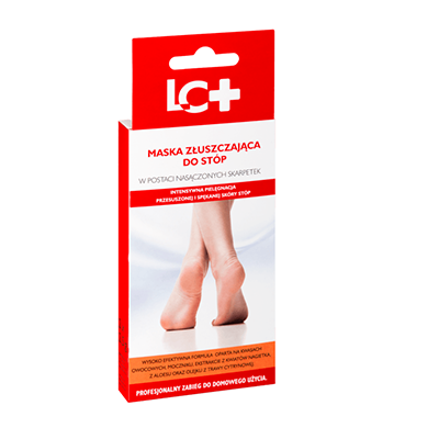 Маска Laura Conti+ Відлущювальна для ніг у вигляді шкарпеток