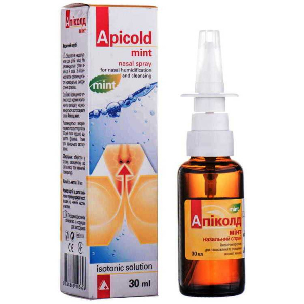 *Апіколд мінт спрей назал.30мл