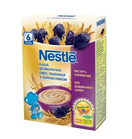 *Каша Nestle овес/пшениця з чорносливом new 200 г