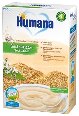 *Каша Humana безмолочна гречана 200 г