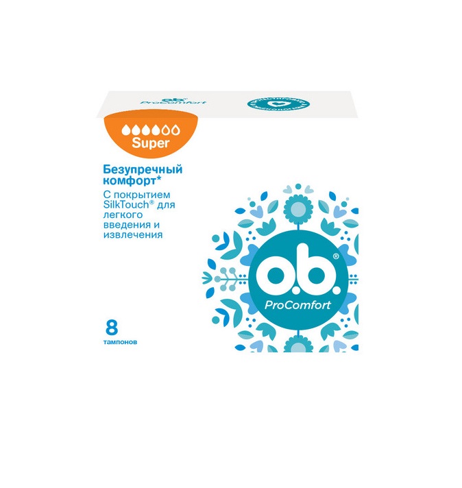 Тампоны O.b. ProComfort Super №8 Тампоны O.b. ProComfort Super №8